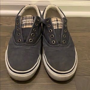 Blue Sperry Shoes